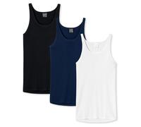 Schiesser Mens Undershirt - Jacket, Sleeveless, Original Fine Rib, 1 2 3 5 Pack
