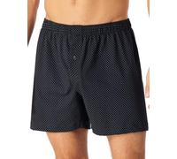 Schiesser Men's Underwear Boxer Shorts Soft and Comfortable Without Elastic Waistband Organic Cotton Casual, Black_180506, L