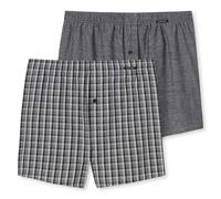 Schiesser Men's Web Boxer Shorts, 2 Pack - Underwear, Cotton