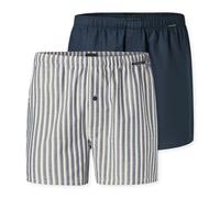 SCHIESSER Men's Woven Boxer Shorts, 2-Pack - Woven Fabric, Cotton