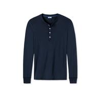 Schiesser Revival Mens Long Sleeve Shirt Underwear Casual 100% Cotton