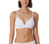 Schiesser Women's Soft BH Organic Cotton-Pure Rib T-Shirt Bra, Weiss_179915, 32A