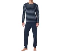 Schiesser Men's Uncover Nightwear Pajama Set, Nachtblau_181534, 48 cm