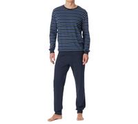 Schiesser Men's Uncover Nightwear Pajama Set, Blau_181534, 50