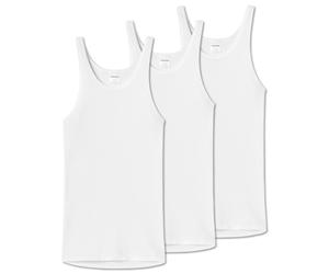 Schiesser Undershirt 3-Pack - Original Double Rib, Sport Jacket, Sleeveless