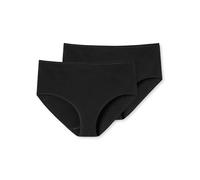Schiesser Women's 2 Pack Midi Briefs Organic Cotton - 95/5 Organic