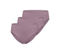 Schiesser Women's Schiesser Women's 3 Pack Briefs - Cotton Essentials Underwear (Pack of 3), Mauve_145425, 16