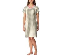 Schiesser Women Nightgown Short Sleeve Soft Cotton Big Shirt with Pockets