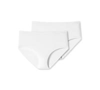 Schiesser Women's 2 Pack Midi Briefs Organic Cotton - 95/5 Organic