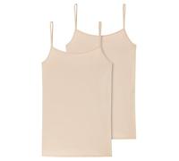Schiesser Women's 2 Pack Spaghetti Top Vest Organic Cotton - 95/5 Organic