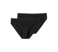 Schiesser Women's 2 Pack Tai Briefs Organic Cotton - 95/5 Organic