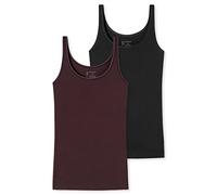 Schiesser Women's 2 Pack Tank Tops Underwear, Assorted 2, 40