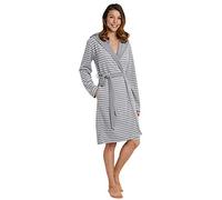 Schiesser Women's Bathrobe, 95 cm, Grey (Light Grey 204), S