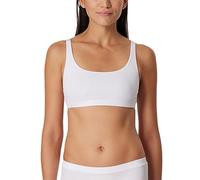 Schiesser Women's Bustier Organic Cotton-Pure Rib, Opaque inches, Weiss_179880, 14