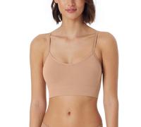 Schiesser Women's Bustier with Removable Pads, Casual, Seamless Sports Bra, Opaque inches, Maple_181102, L