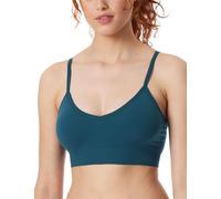 Schiesser Women's Bustier with Removable Pads, Casual, Seamless Sports Bra, Petrol_181102, L
