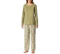 Schiesser Women's Comfort Essentials Pajama Set, Lime Green, 20