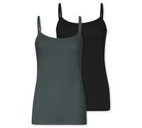 Schiesser Women's Damen 2 Pack Spaghettitop Unterhemd-Modal Essentials Undershirt, Assorted 7_183710, 22