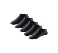 Schiesser Women's Damen 5 Pack Sneaker Socken Füßlinge Sportsocken-Stay Fresh Socks, Schwarz, 39/42 (Pack of 5)