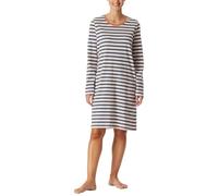Schiesser Women's Damen Nachthemd Langarm Weiche Baumwolle Bigshirt mit Taschen-Nightwear Night Shirt, Champagne_181964, 18