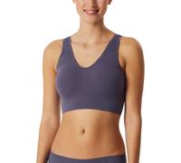 Schiesser Women's Damen Nahtloses Bustier mit Herausnehmbaren Pads-Invisible Soft Bra, Indigo_183100, 20