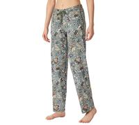 Schiesser Women's Damen Schlafhose Lang Baumwolle-Mix + Relax Pajama Bottom, Mineral_182102, 40