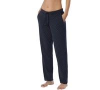 Schiesser Women's Long Cotton Pyjama Bottoms - Mix + Relax