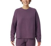 Schiesser Women's Long-Sleeved Cotton Mix Sweatshirt + Relax Nightdress, Malve_182062, 12