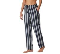 Schiesser Women's Pyjama Bottoms Long Cotton Web Mix + Relax, Multicolour 1_180460, 46