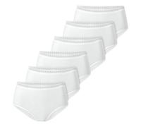 Schiesser Women's Midi Slips, 6-Pack - 6 Pack Midi, Stretch Cotton, Solid
