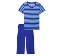 Schiesser Women's Pyjama Set - Nightwear, 3/4 Short Sleeve, Pattern, B...