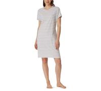 Schiesser Women's Pyjamas 3/4 Short Sleeve Cotton Nightwear, Silver grey mel._181251, 16