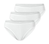 Schiesser Women's Rio Briefs, 3-Pack - 3 Pack Rio Slip, Stretch Cotton, Solid