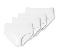 Schiesser Women's Slip 4 Pack - Midi Slip, Cotton Stretch, Solid