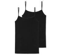 Schiesser Women's Spaghetti Top, 2 Pack - Single Jersey, Series 95/5, Solid
