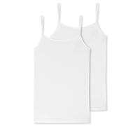 Schiesser Women's Spaghetti Top, 2 Pack - Single Jersey, Series 95/5, Solid