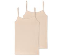 Schiesser Women's Spaghetti Top, 2 Pack - Single Jersey, Series 95/5, Solid