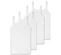 Schiesser Women's Spaghetti Top, 4 Pack - Single Jersey, Series 95/5, Solid