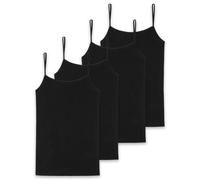 Schiesser Women's Spaghetti Top, 4 Pack - Single Jersey, Series 95/5, Solid