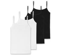 Schiesser Women's Spaghetti Top, 4 Pack - Single Jersey, Series 95/5, Solid
