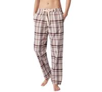 Schiesser Women's Sweatshirt Pajama Bottom, Brown, 38