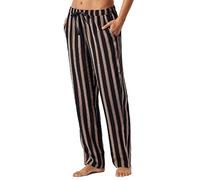 Schiesser Women's Sweatshirt Pajama Bottom, Brown, Standard