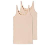 Schiesser Women's Tank Top, 2 Pack - Single Jersey, Series 95/5, Solid Color