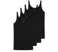 Schiesser Women's Tank Top, 4 Pack - Single Jersey, Series 95/5, Solid