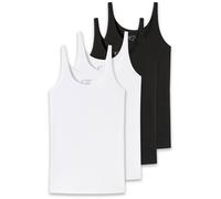 Schiesser Women's Tank Top, 4 Pack - Single Jersey, Series 95/5, Solid