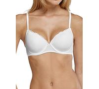 Schiesser Women's Underwired Bra with Cup and Lace - Pure Cotton