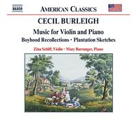 Schiff:B - BURLEIGH: Music for Violin and Piano