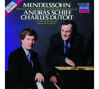 SCHIFF/DUTOIT/SOBR - KLAVIERKONZERTE 1 & 2 CD NEW MENDELSSOHN BARTHOLDY,FELIX