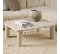 schijndel wooden rectangular coffee table in travertine