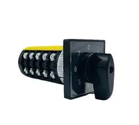 SCHIK 0-7 Position Rotary Cam Switch 20A 5 Poles Changeover Selector Screws Universal Manual Electrical HZ5B-20/5